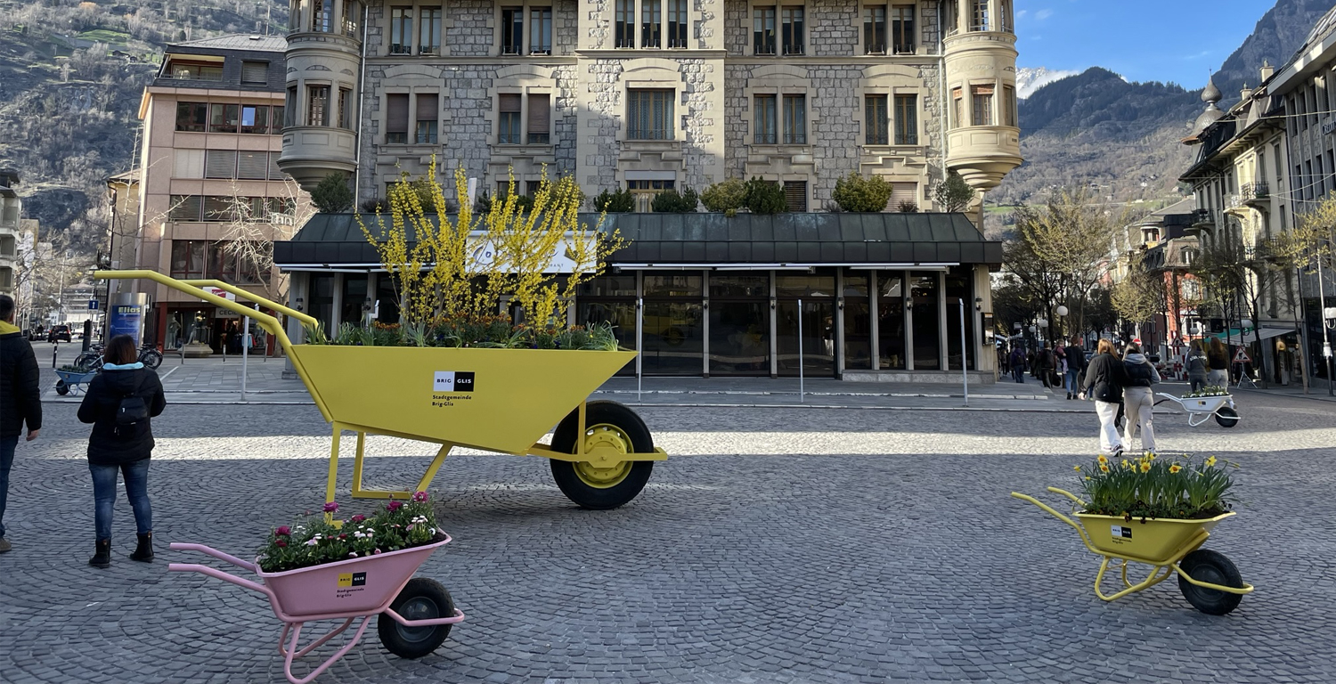 Frühling in Brig-Glis